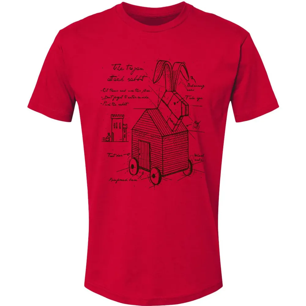 Trojan Rabbit Premium Unisex T-shirt - 6