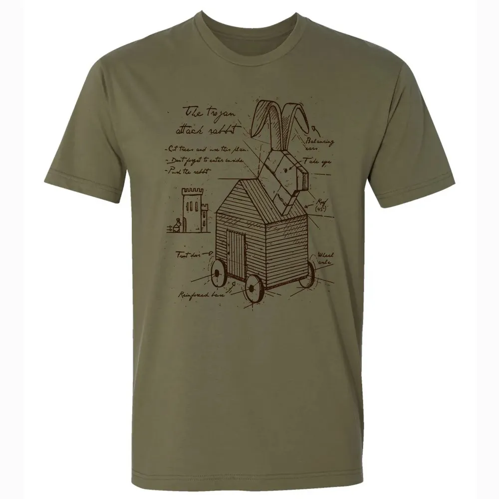 Trojan Rabbit Premium Unisex T-shirt - 5