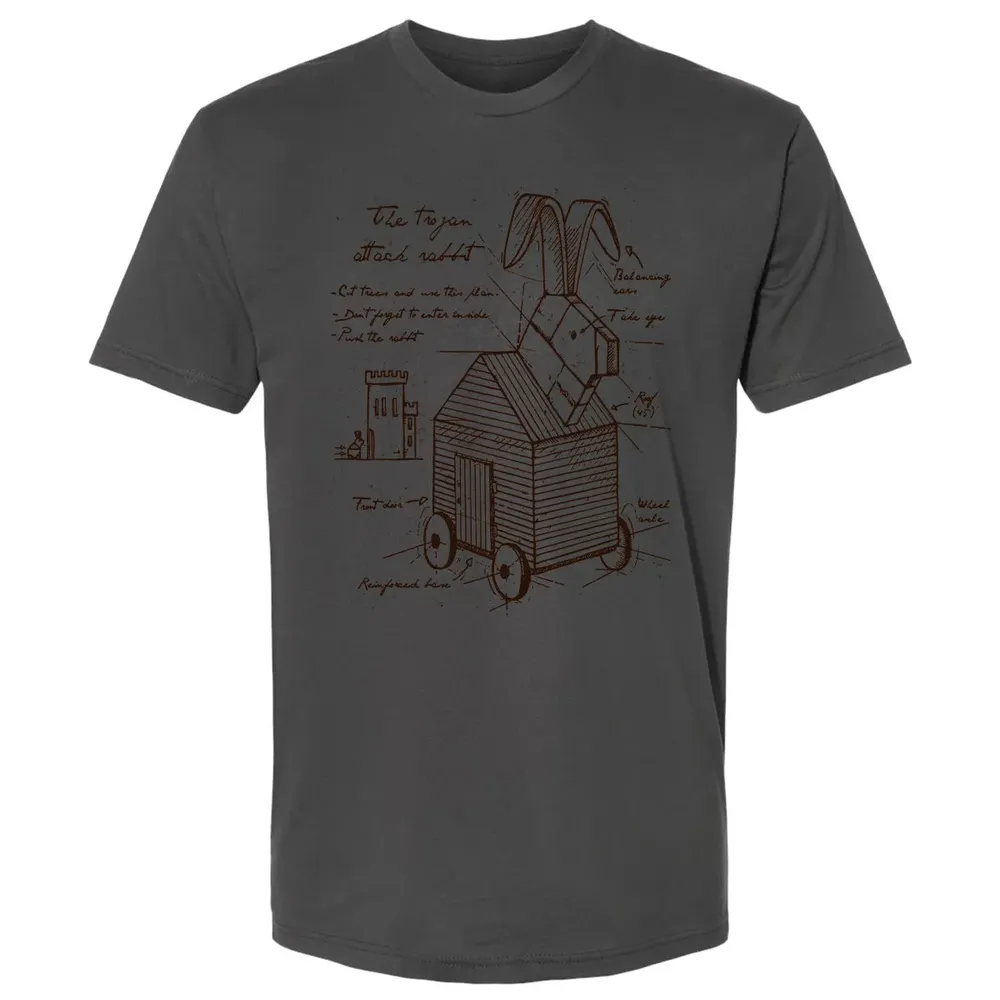 Trojan Rabbit Premium Unisex T-shirt - 8