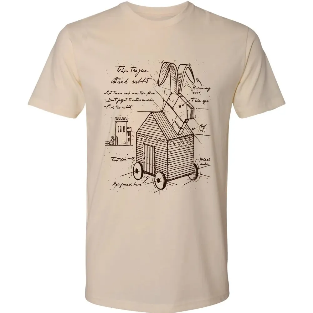 Trojan Rabbit Premium Unisex T-shirt - 2