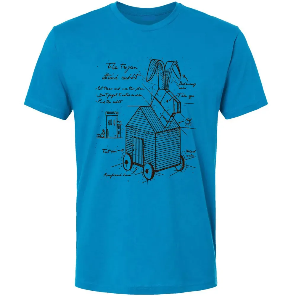 Trojan Rabbit Premium Unisex T-shirt - 4