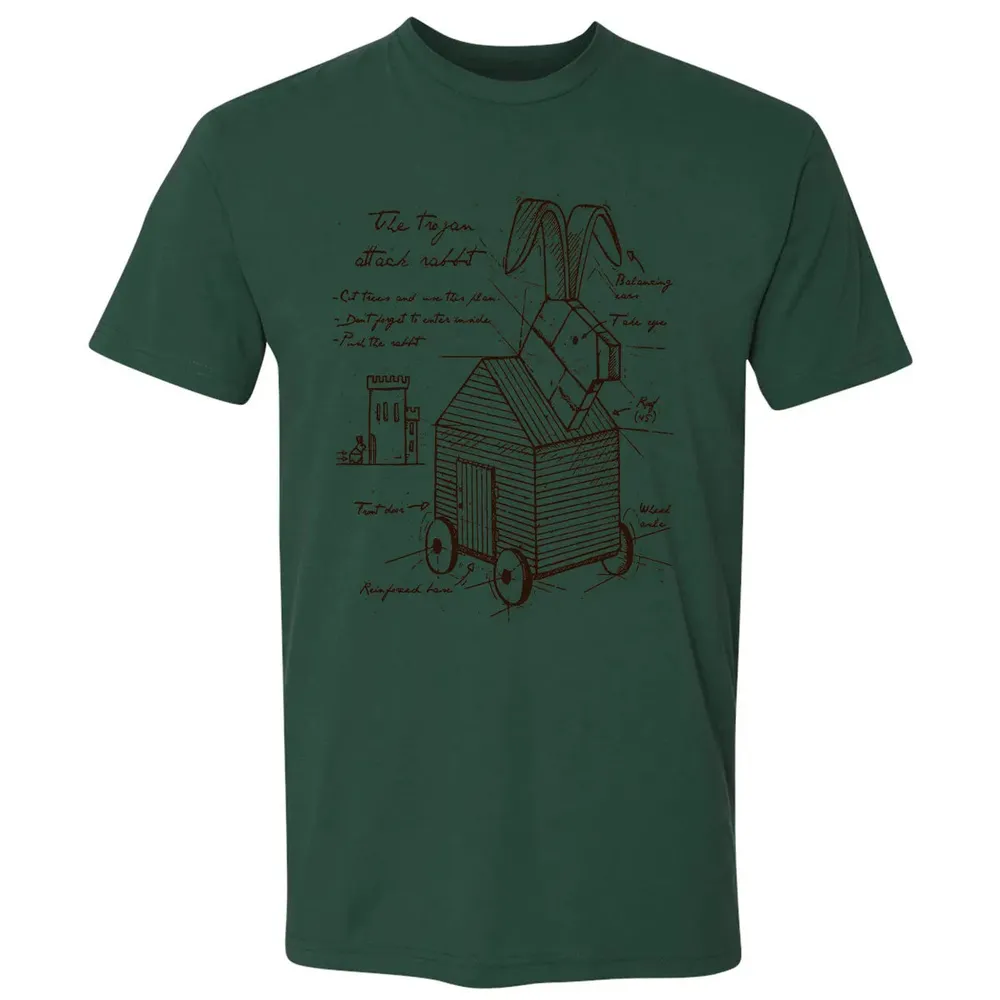 Trojan Rabbit Premium Unisex T-shirt - 12