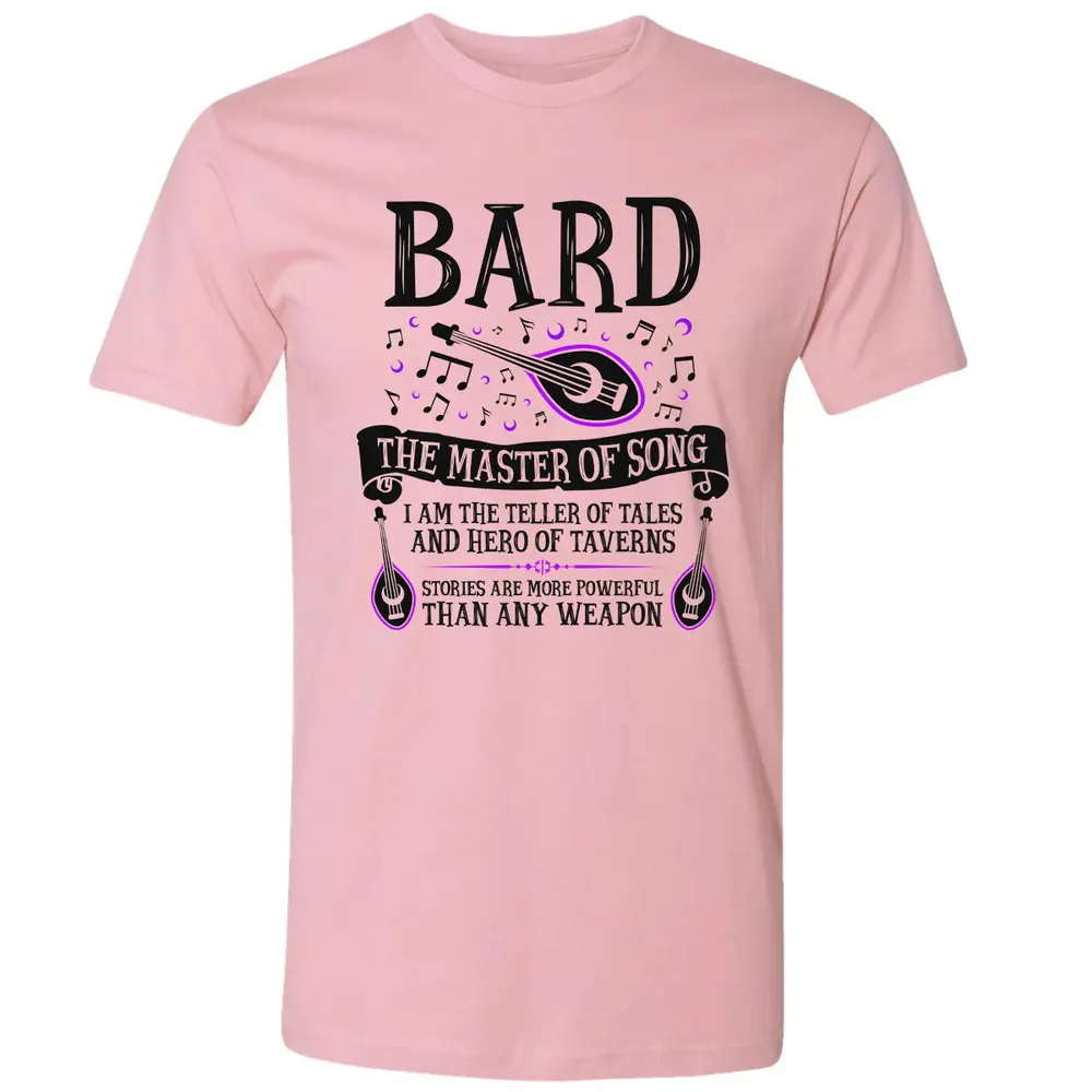 BARD, THE MASTER OF SONG (Black) Premium Unisex T-shirt - 3