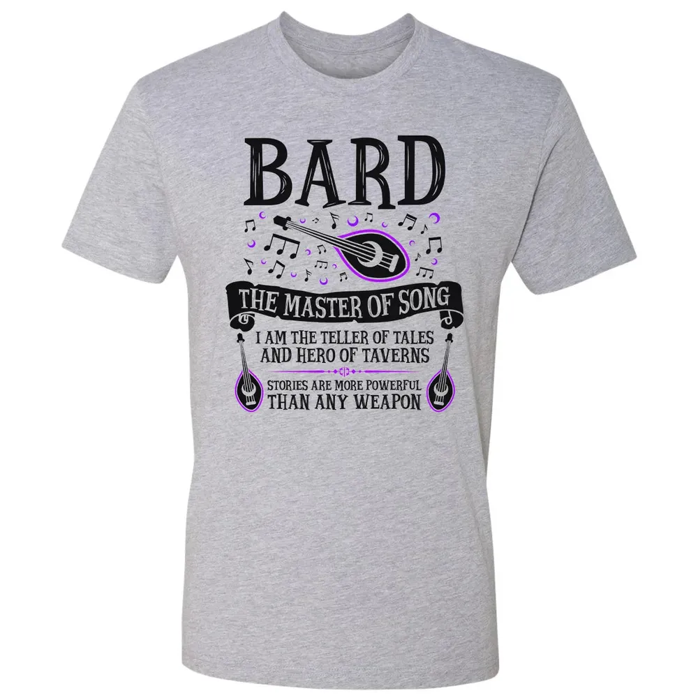 BARD, THE MASTER OF SONG (Black) Premium Unisex T-shirt - 9