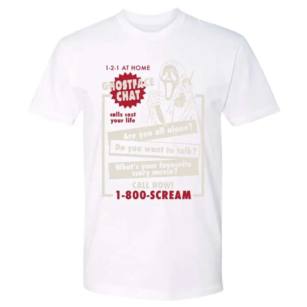Ghostface Chat Premium Unisex T-shirt - 4