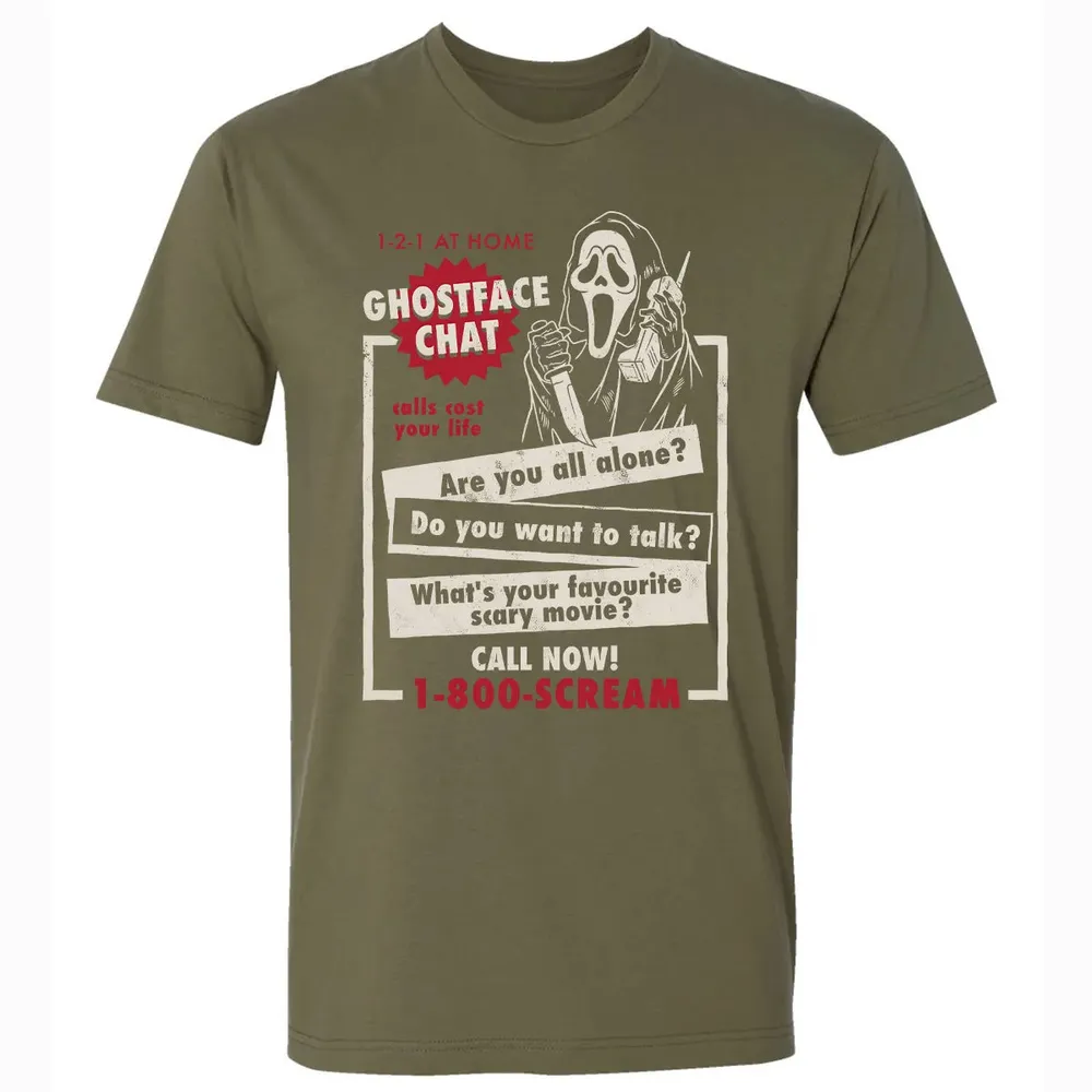 Ghostface Chat Premium Unisex T-shirt - 5