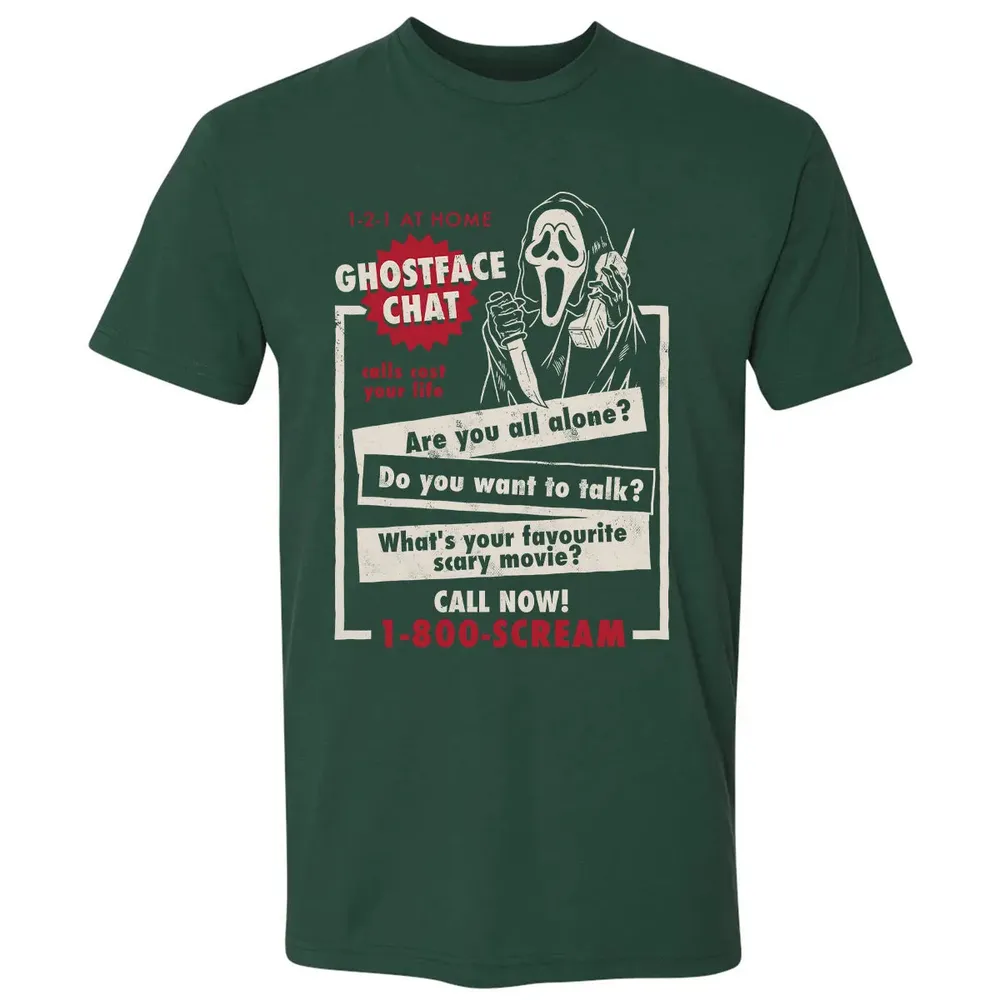 Ghostface Chat Premium Unisex T-shirt - 12