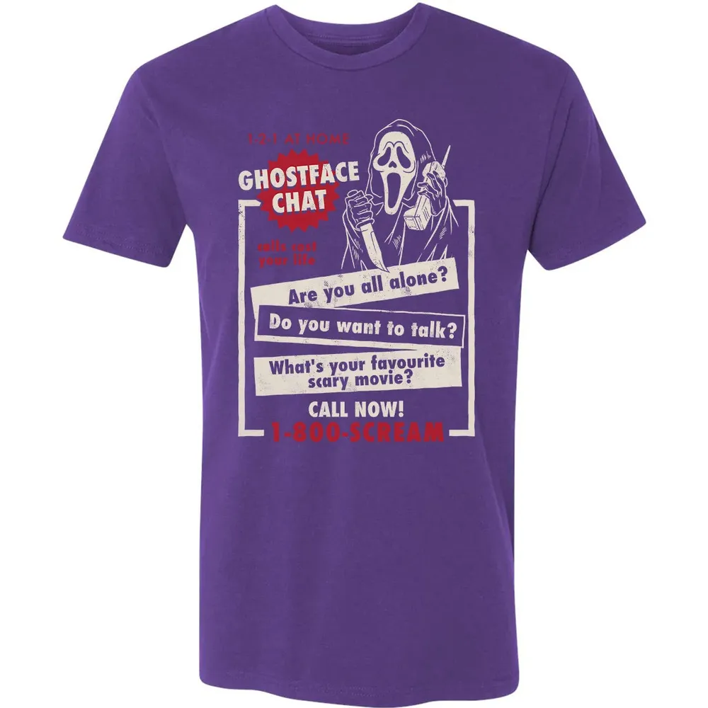Ghostface Chat Premium Unisex T-shirt - 7