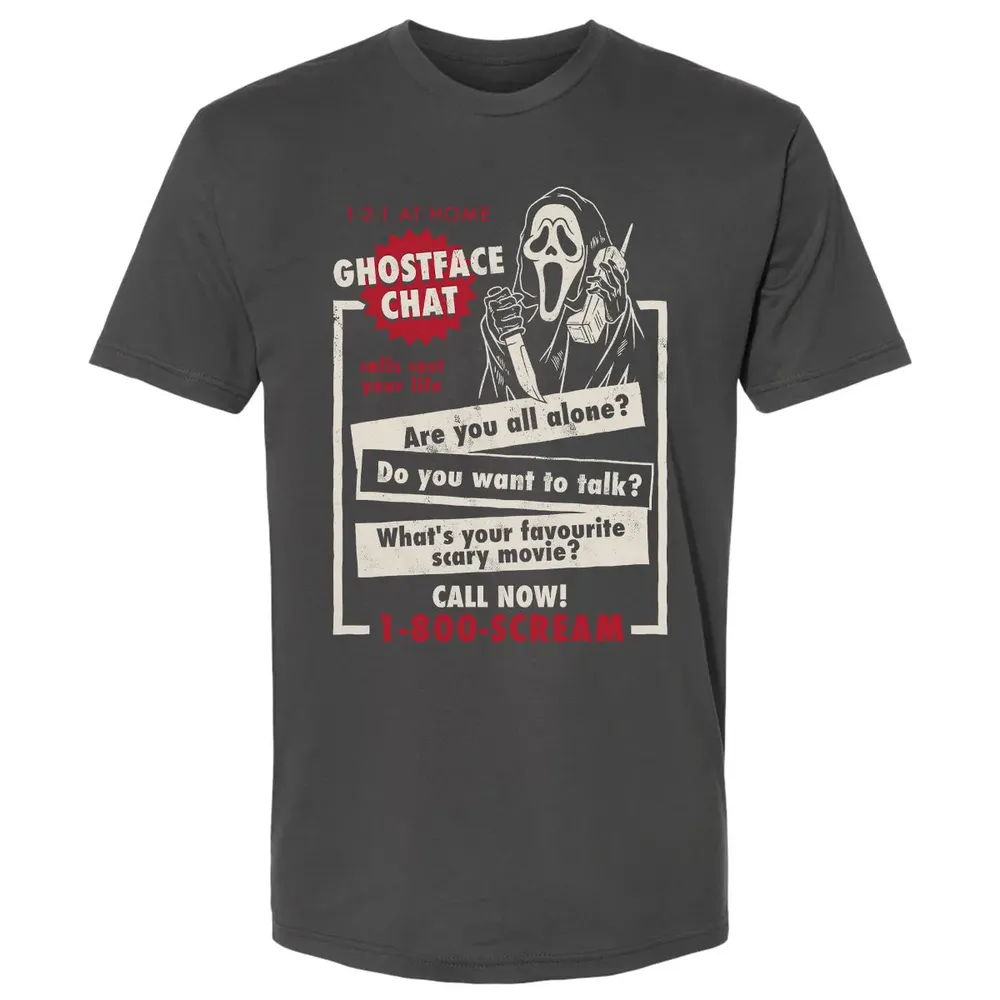 Ghostface Chat Premium Unisex T-shirt - 8