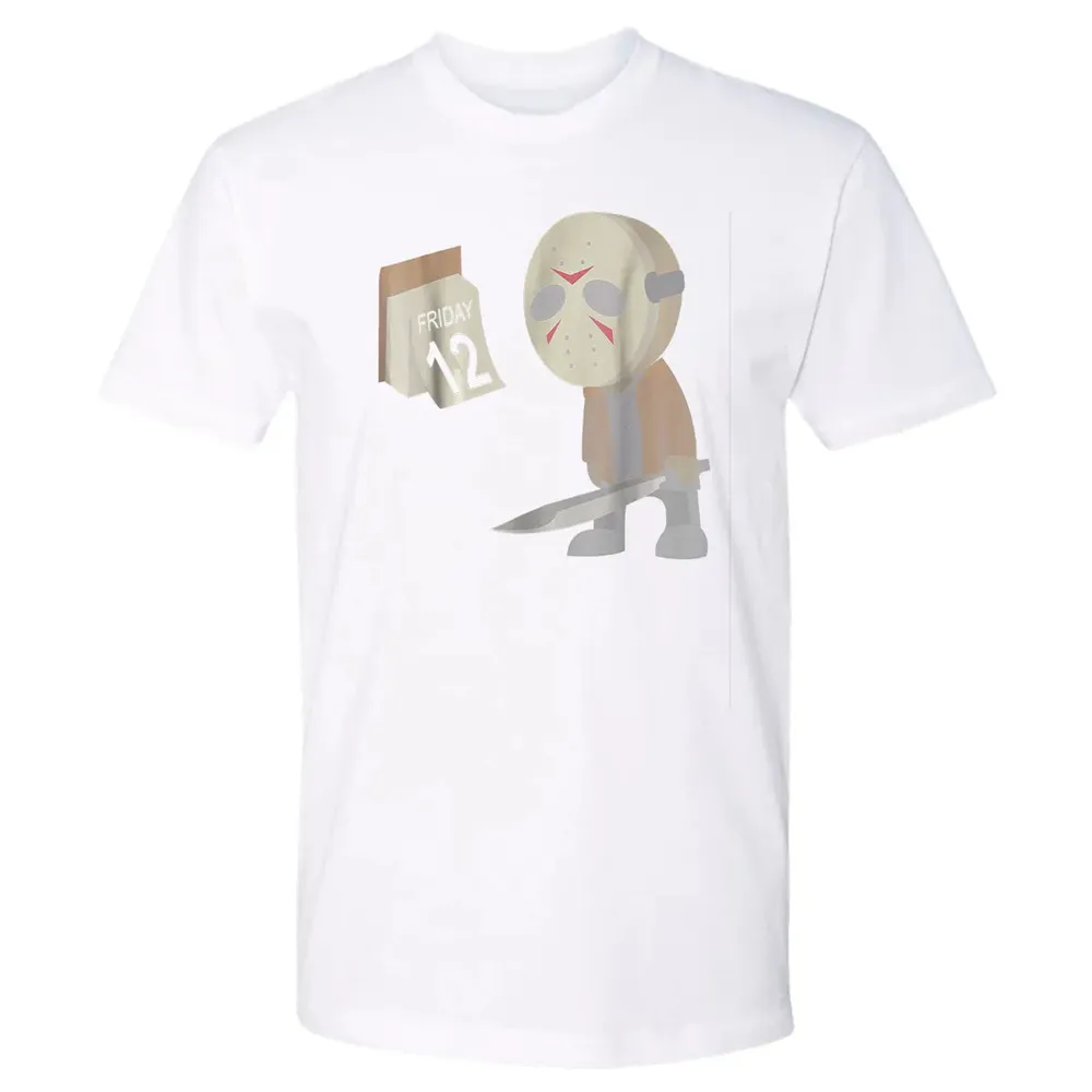 Friday 12th Funny Halloween Horror Graphic Premium Unisex T-shirt - 4