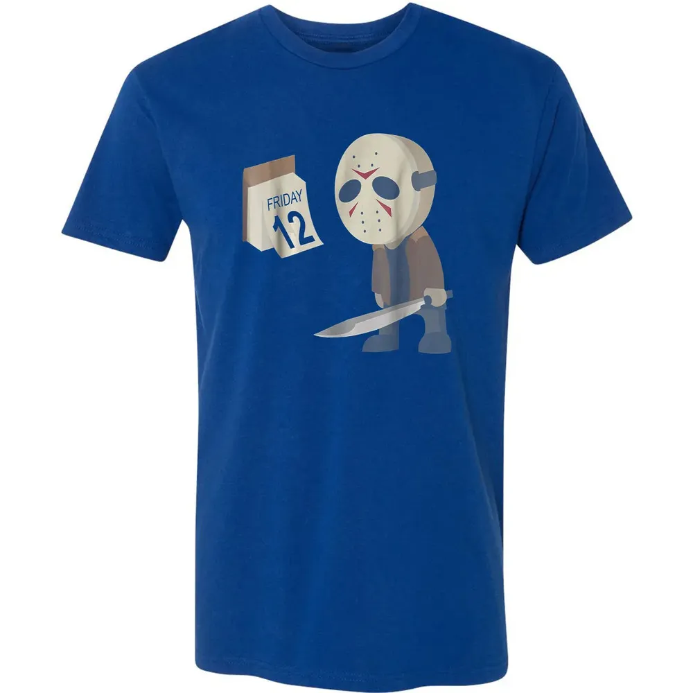Friday 12th Funny Halloween Horror Graphic Premium Unisex T-shirt - 10