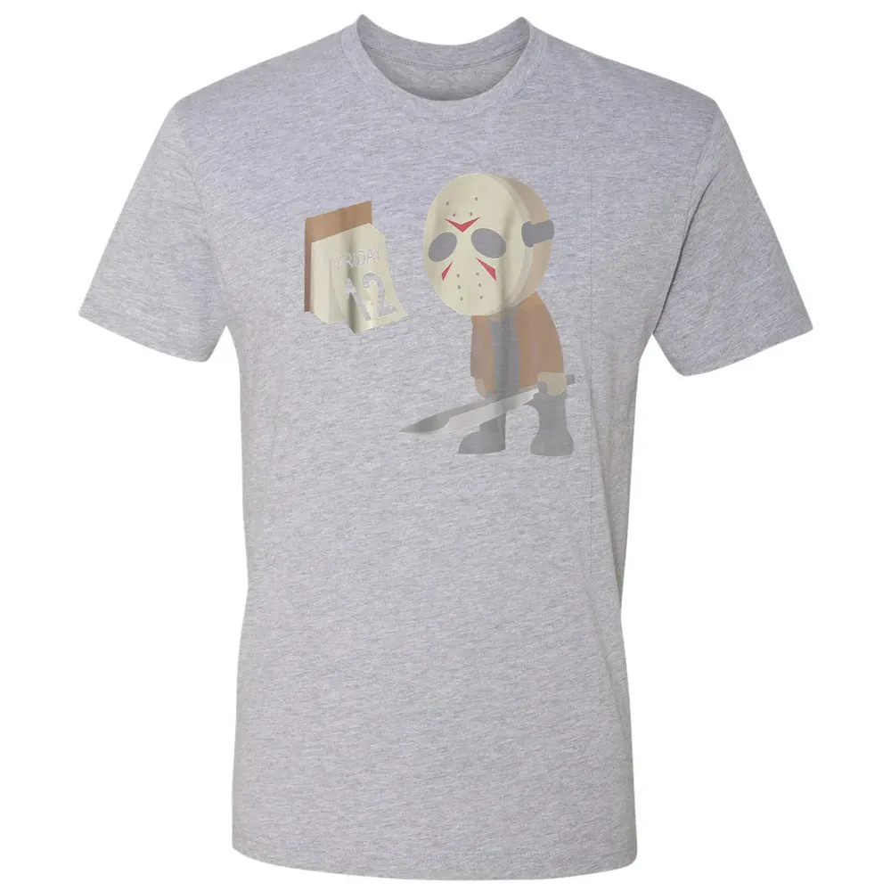 Friday 12th Funny Halloween Horror Graphic Premium Unisex T-shirt - 9