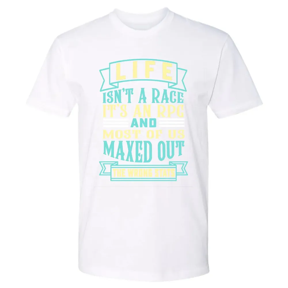Life Is An RPG Premium Unisex T-shirt - 4
