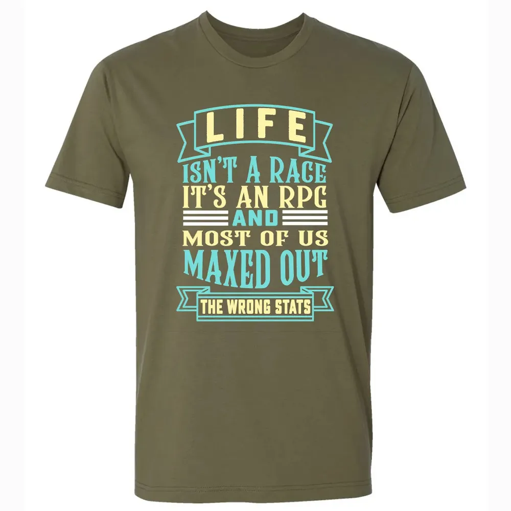 Life Is An RPG Premium Unisex T-shirt - 5