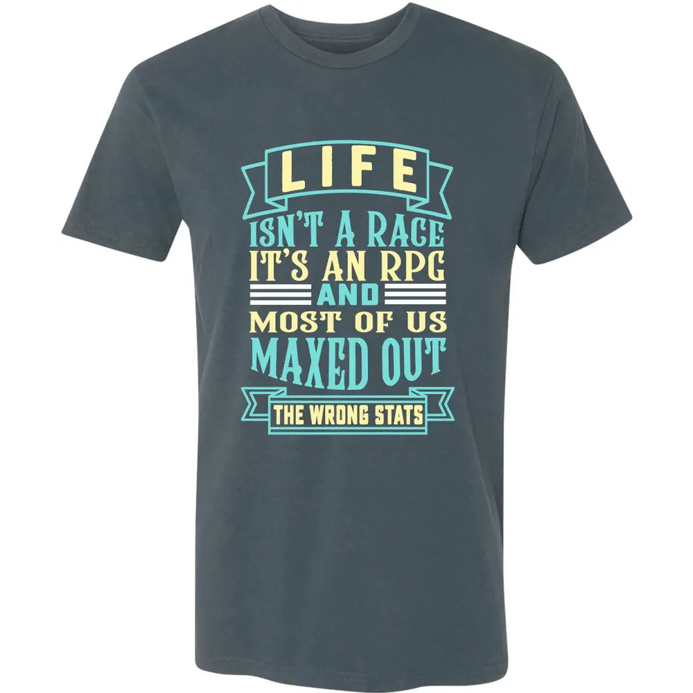 Life Is An RPG Premium Unisex T-shirt - 14