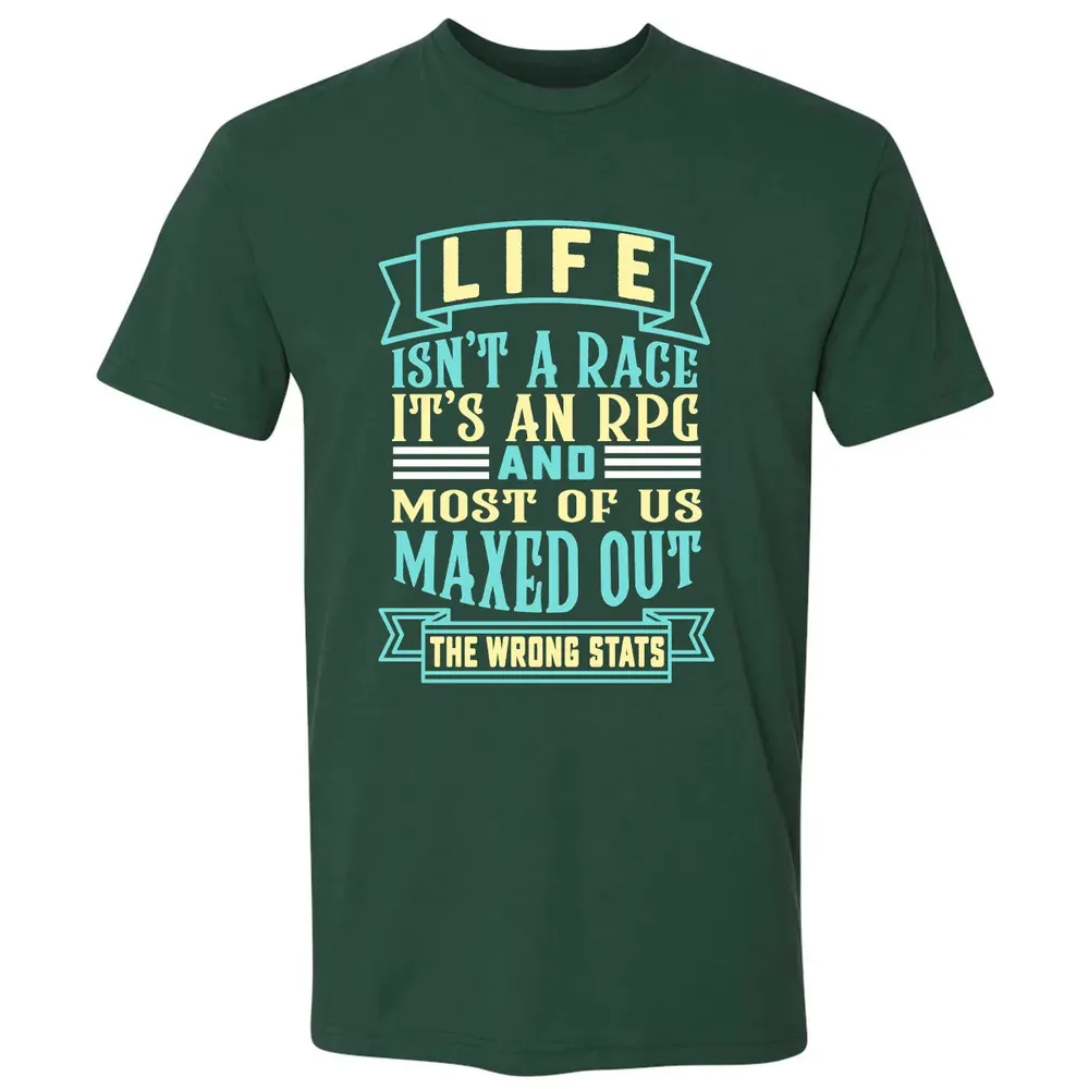 Life Is An RPG Premium Unisex T-shirt - 12