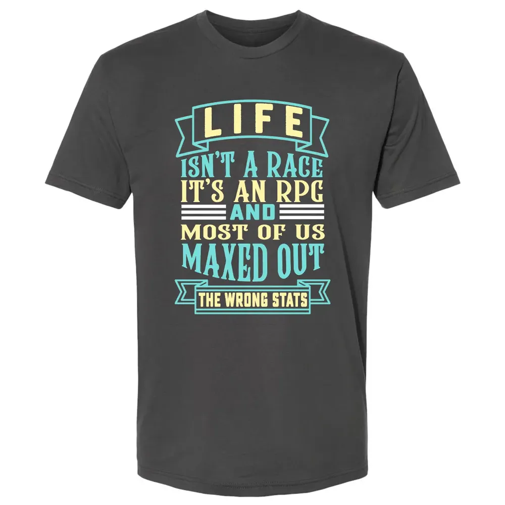 Life Is An RPG Premium Unisex T-shirt - 8