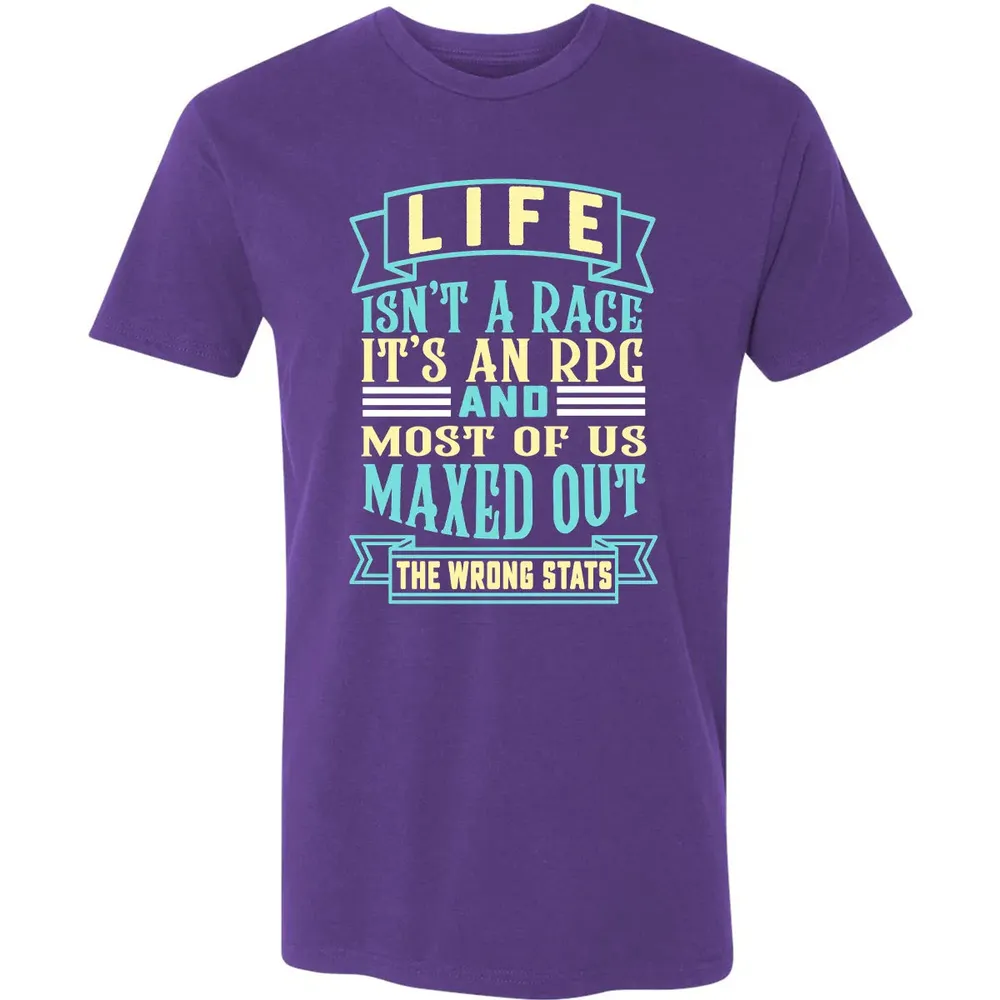Life Is An RPG Premium Unisex T-shirt - 7