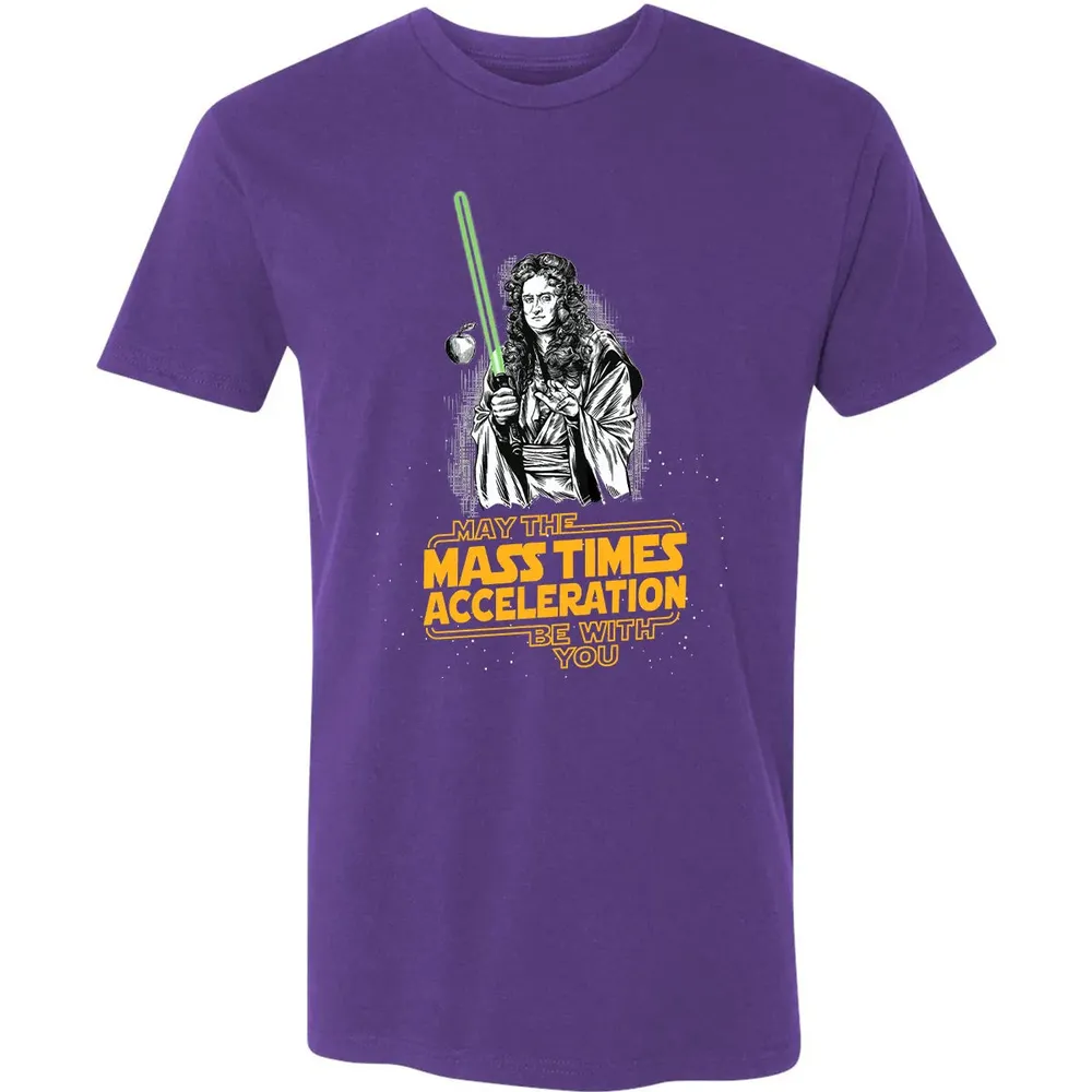 May The Mass Times Acceleration Be With You Premium Unisex T-shirt - 7