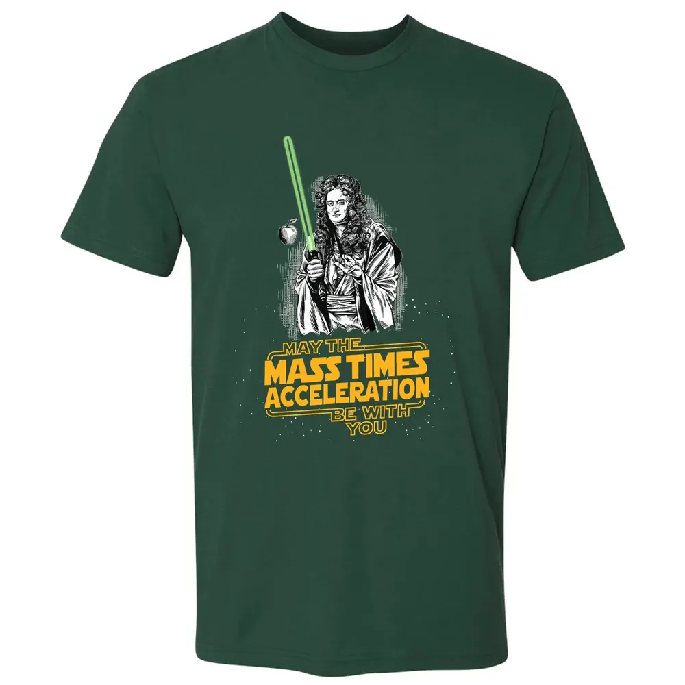 May The Mass Times Acceleration Be With You Premium Unisex T-shirt - 12