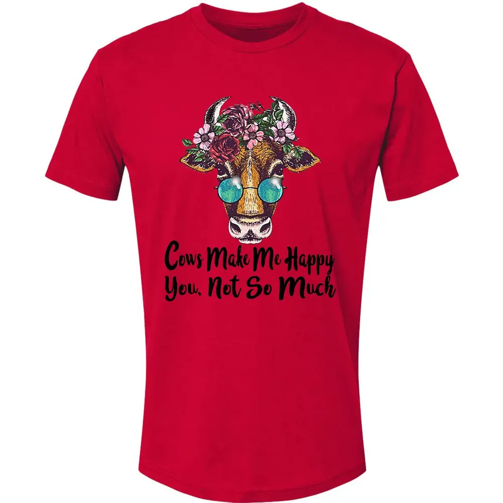 Cow Make Me Happy Premium Unisex T-shirt - 6