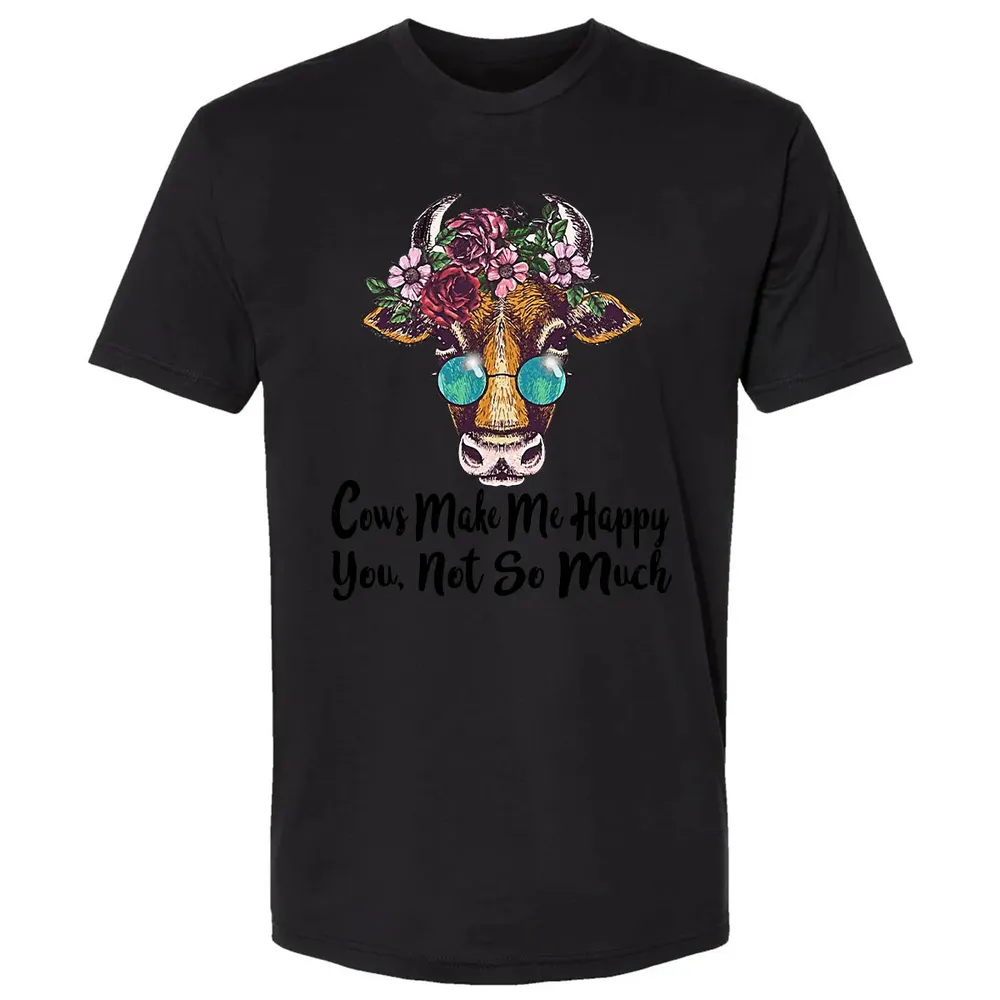 Cow Make Me Happy Premium Unisex T-shirt - 15