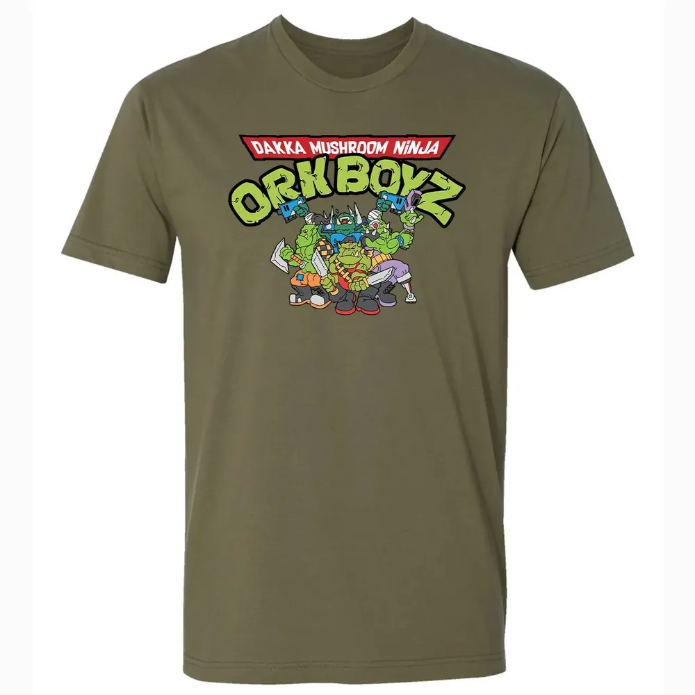 Dakka Mushroom Ninja Orkboyz Premium Unisex T-shirt - 5