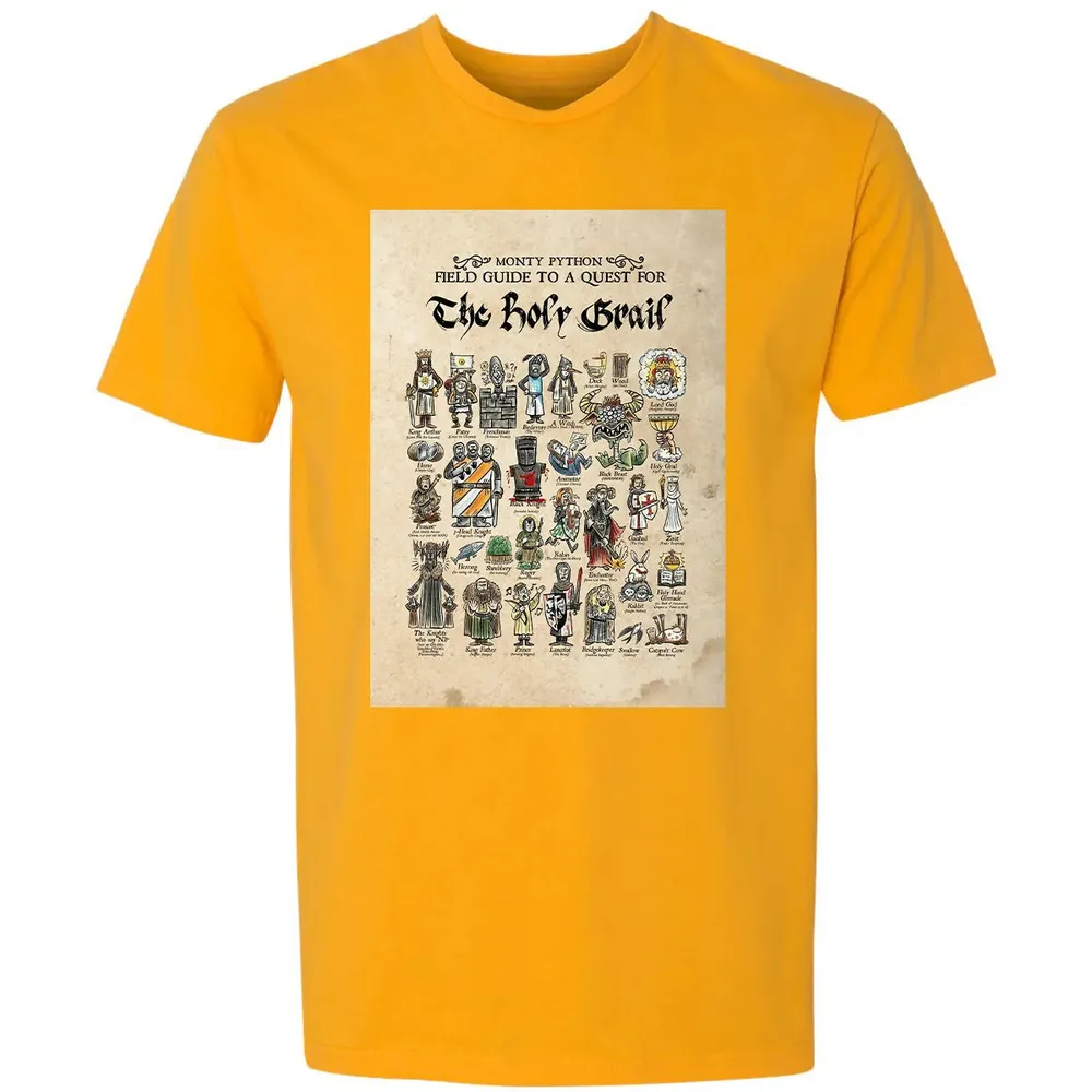Field Guide To A Guest For The Holy Grail Premium Unisex T-shirt - 11