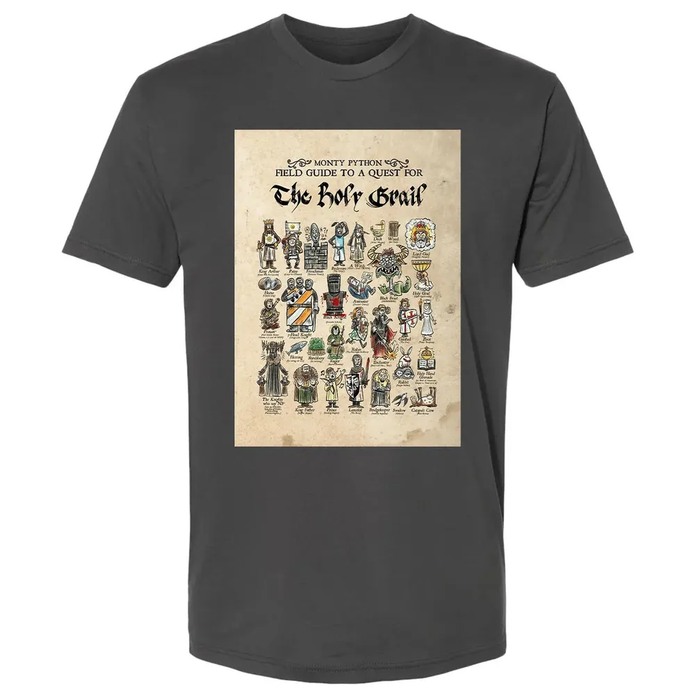 Field Guide To A Guest For The Holy Grail Premium Unisex T-shirt - 8
