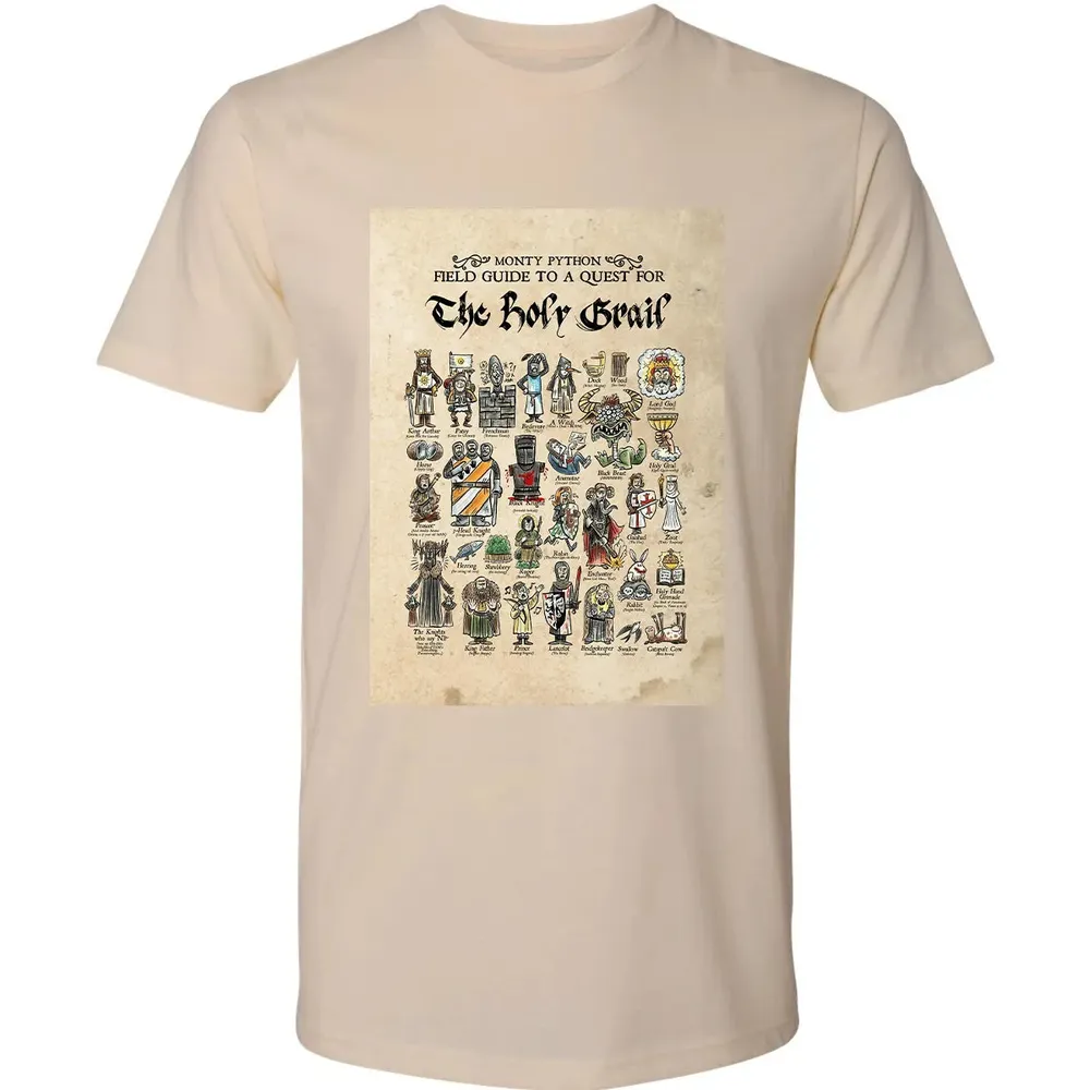 Field Guide To A Guest For The Holy Grail Premium Unisex T-shirt - 2