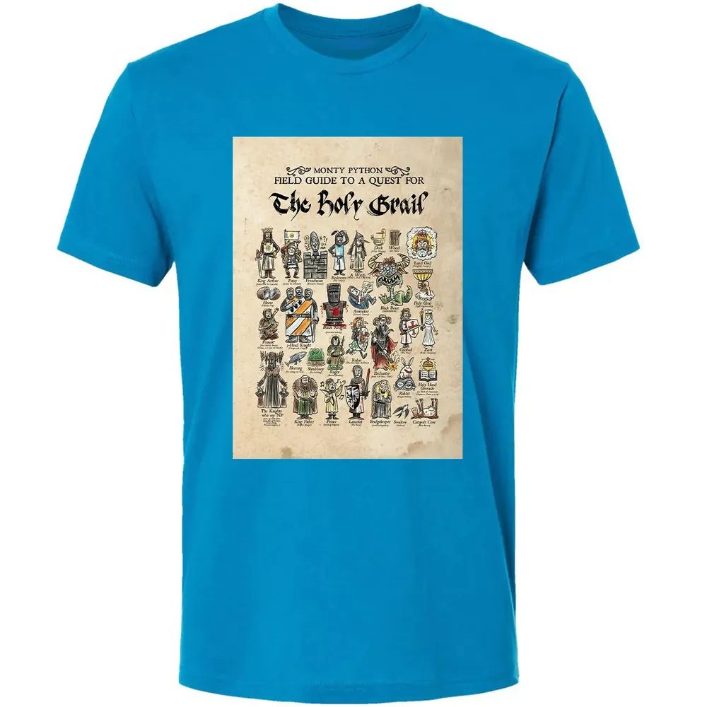 Field Guide To A Guest For The Holy Grail Premium Unisex T-shirt - 4