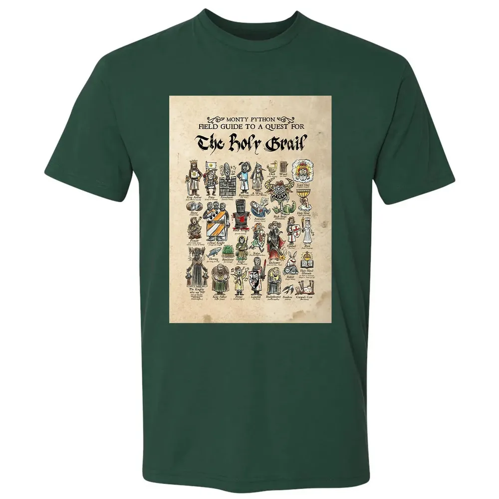 Field Guide To A Guest For The Holy Grail Premium Unisex T-shirt - 12