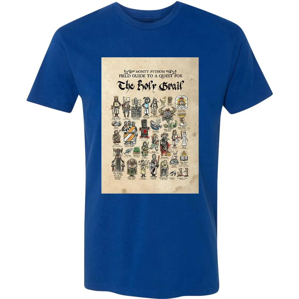 Field Guide To A Guest For The Holy Grail Premium Unisex T-shirt - 10