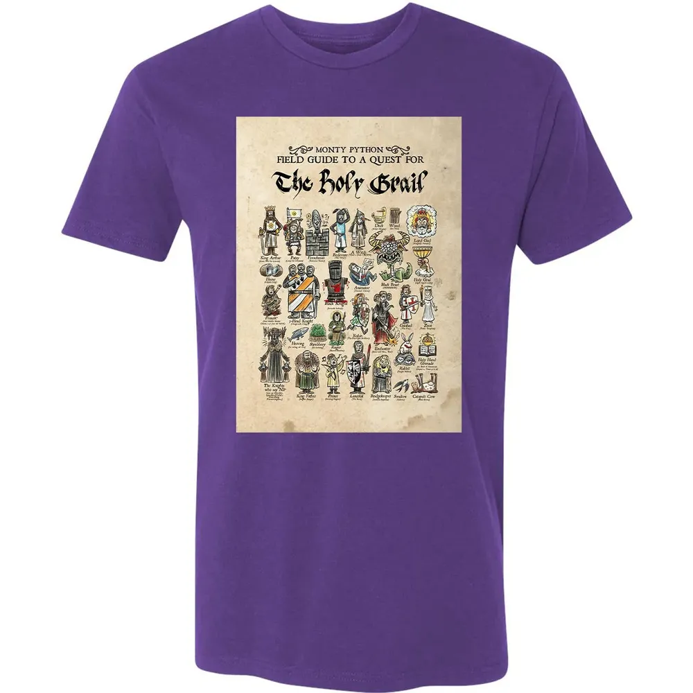 Field Guide To A Guest For The Holy Grail Premium Unisex T-shirt - 7