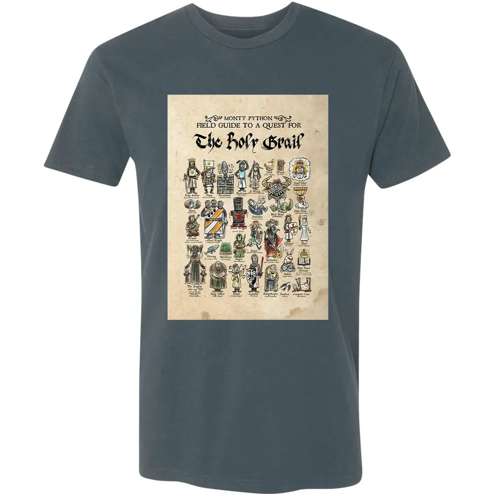 Field Guide To A Guest For The Holy Grail Premium Unisex T-shirt - 14