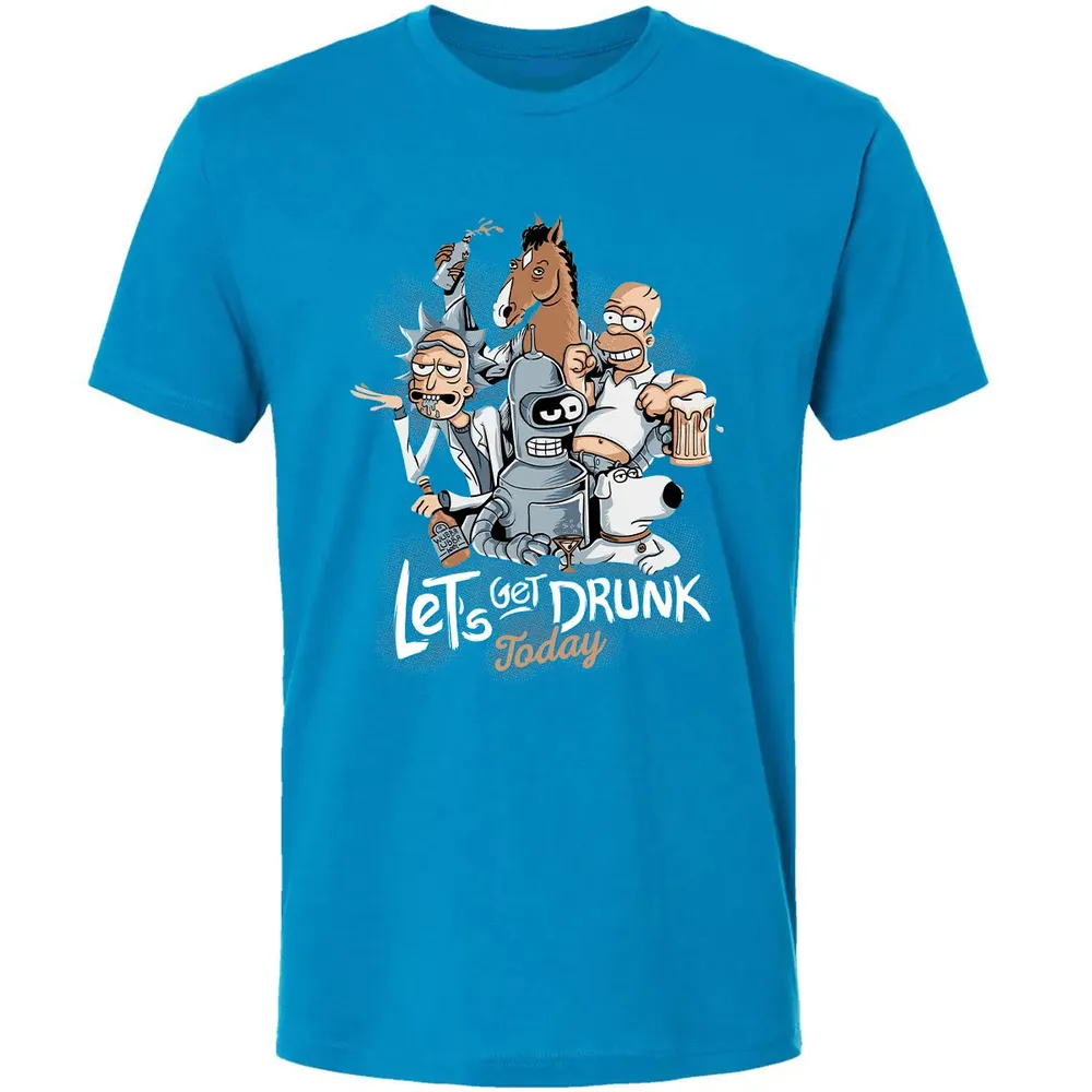 Get Drunk Premium Unisex T-shirt - 15