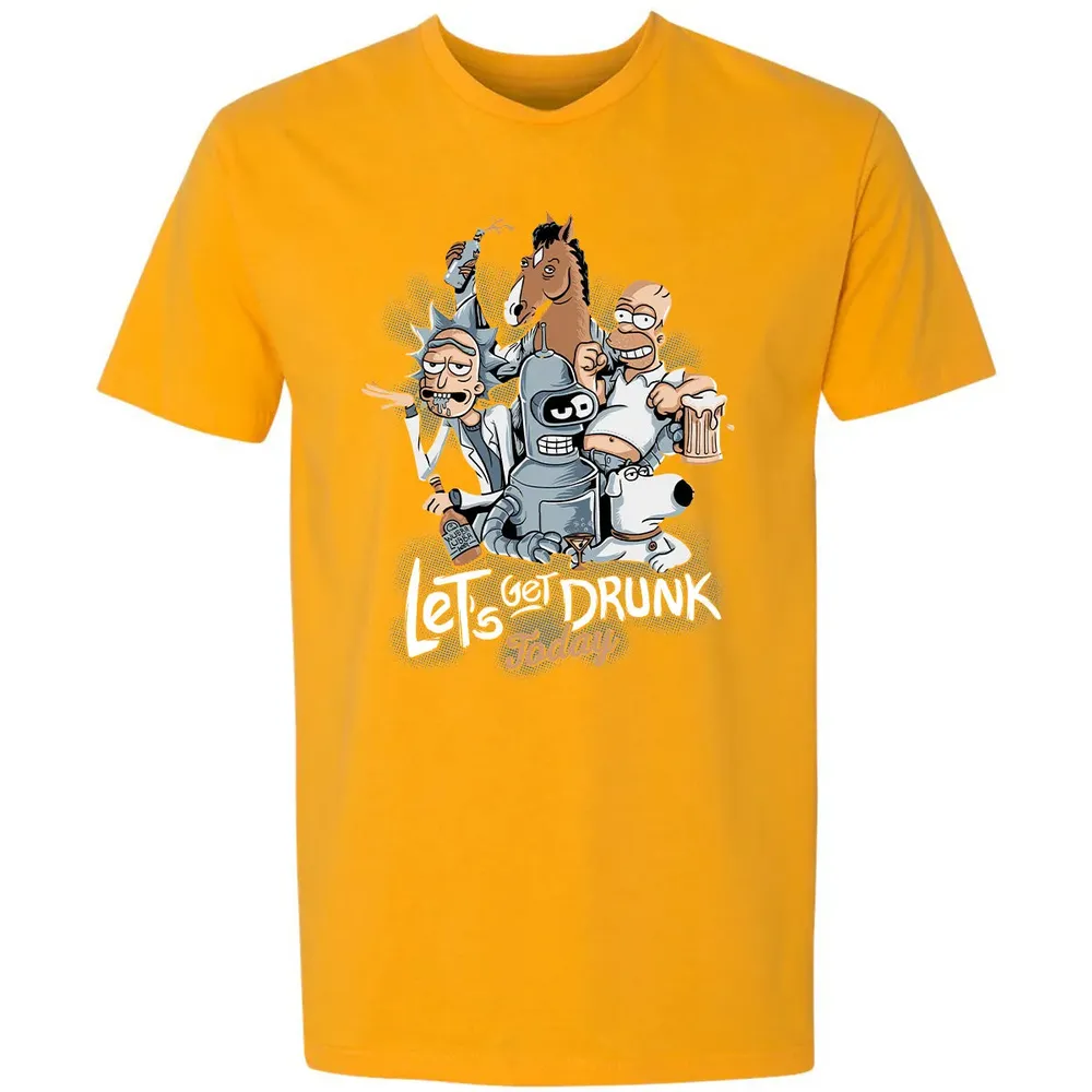 Get Drunk Premium Unisex T-shirt - 11