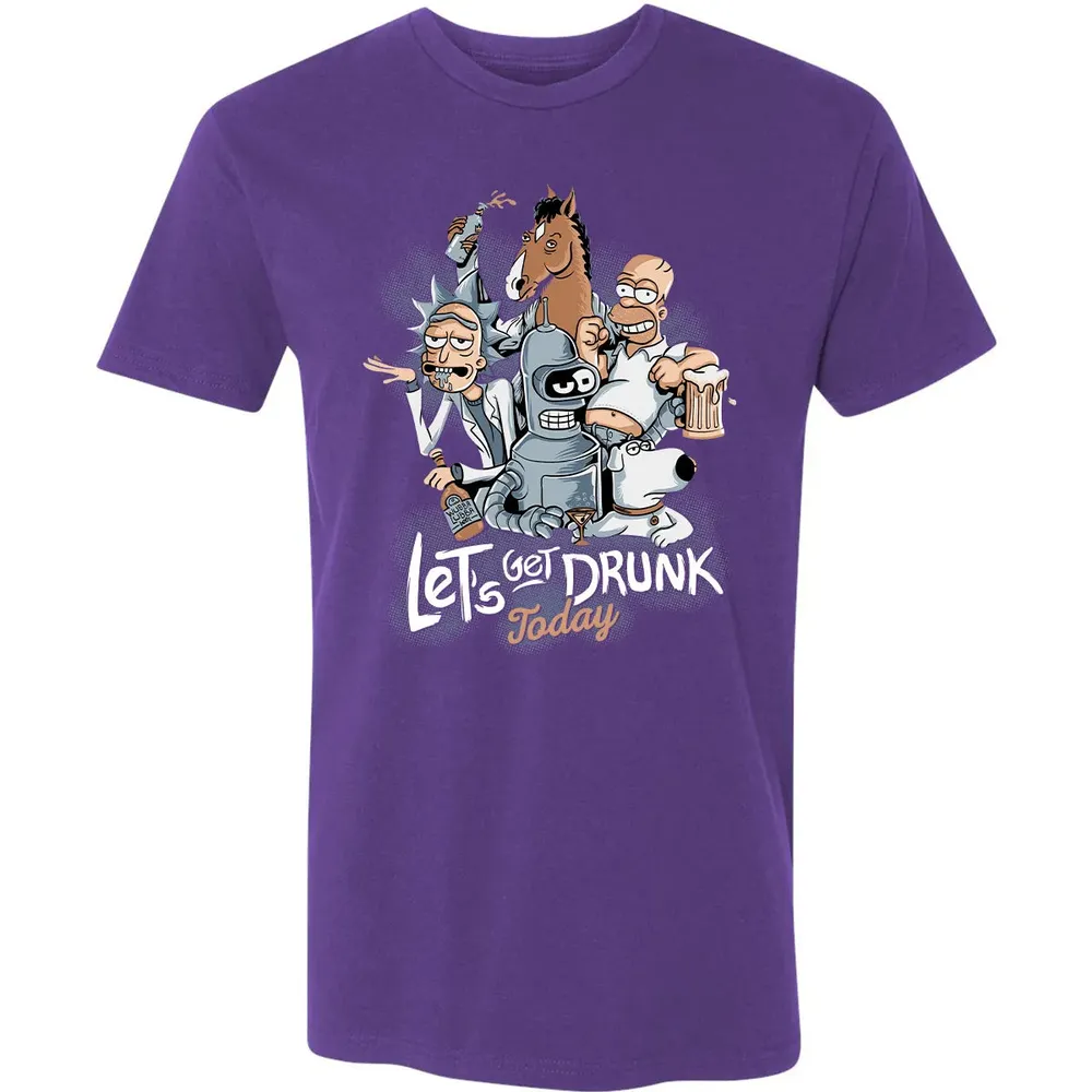 Get Drunk Premium Unisex T-shirt - 7