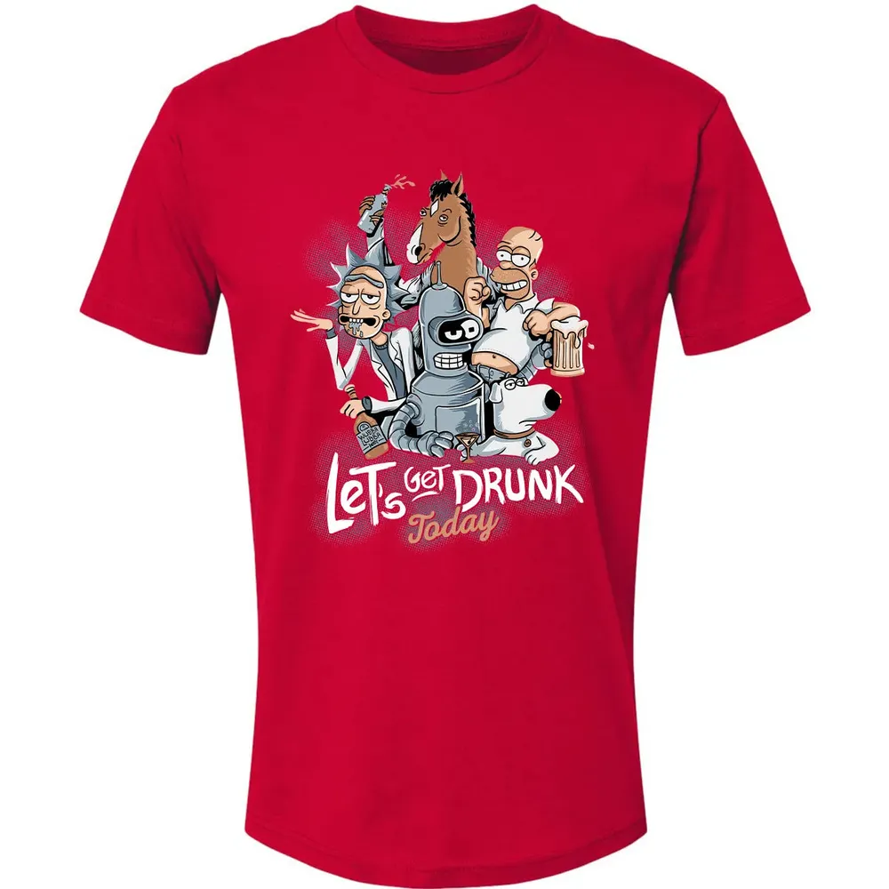 Get Drunk Premium Unisex T-shirt - 6