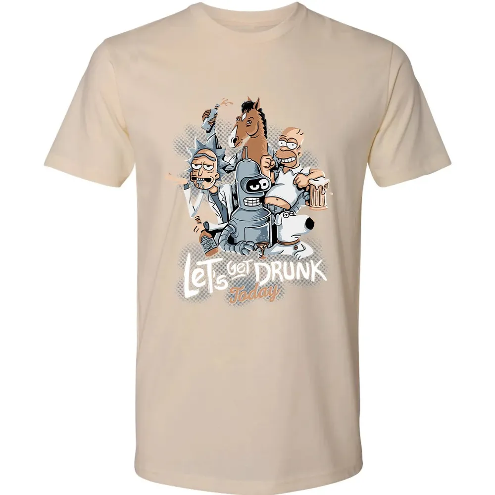 Get Drunk Premium Unisex T-shirt - 13