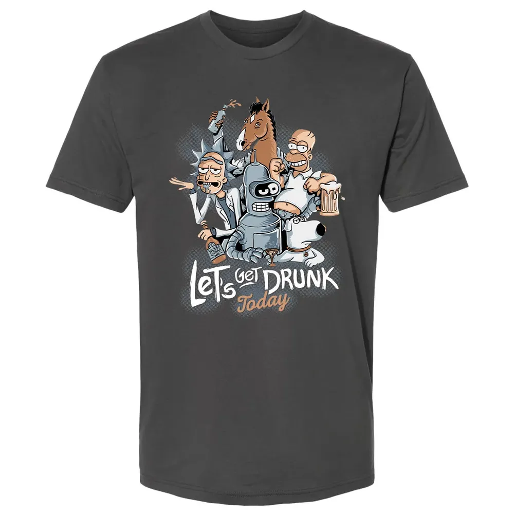 Get Drunk Premium Unisex T-shirt - 8