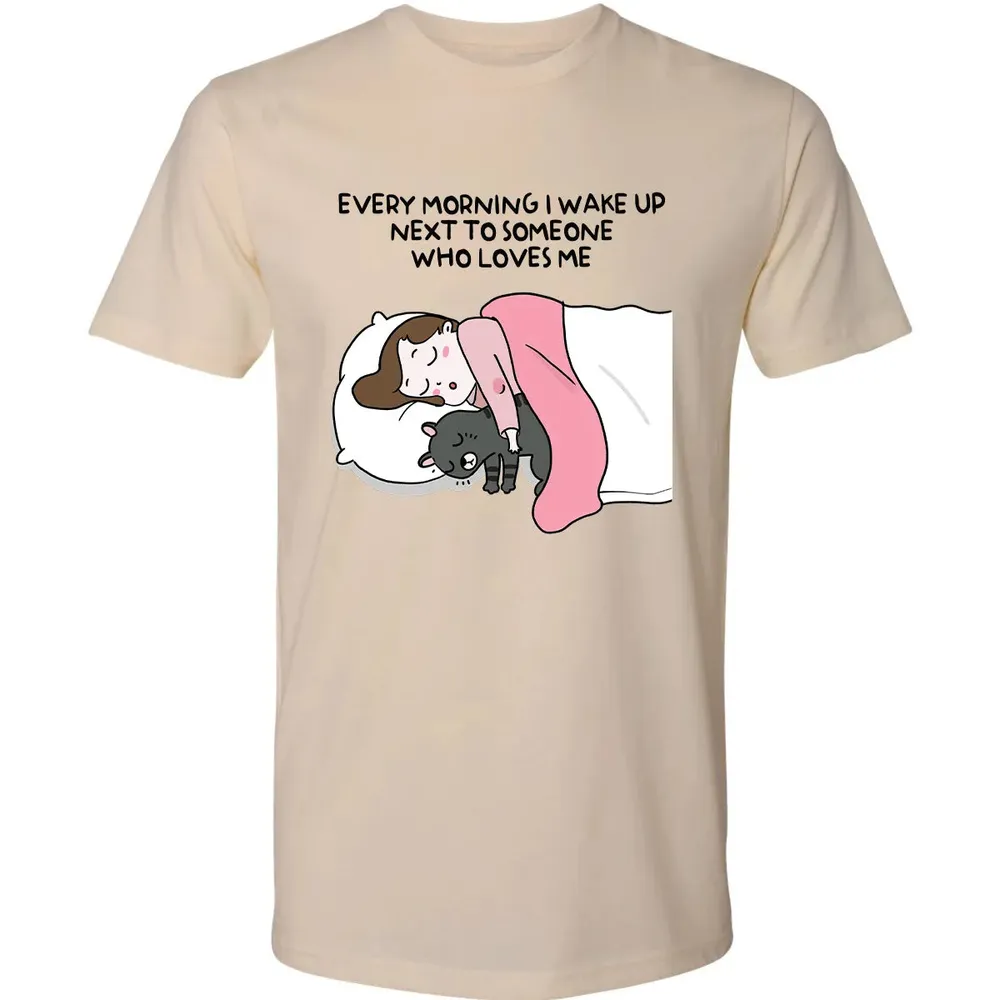 Wake Up Next To Someone Who Loves Me Premium Unisex T-shirt - 2
