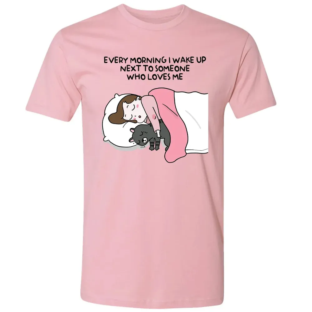 Wake Up Next To Someone Who Loves Me Premium Unisex T-shirt - 3