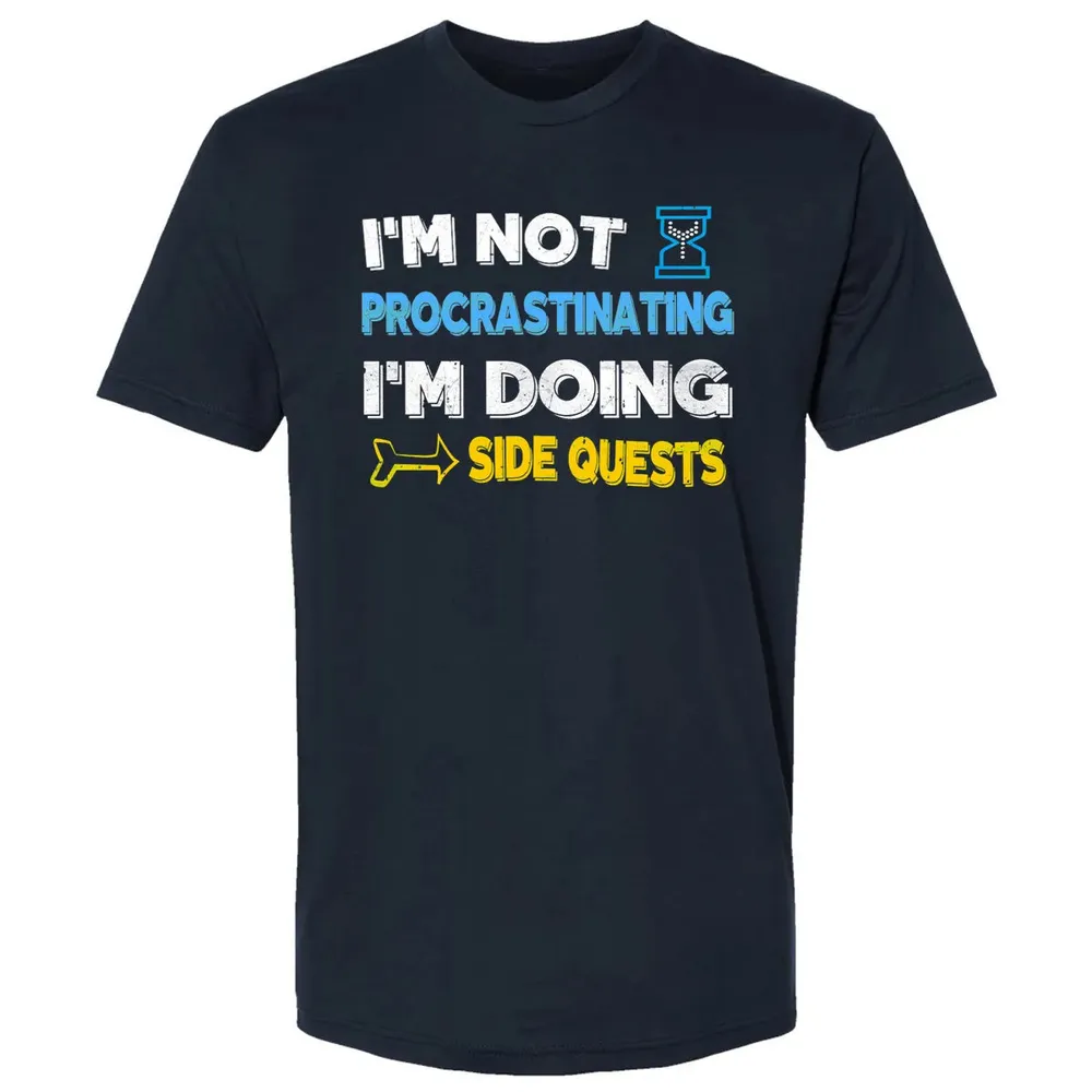 Fantasy Im doing side quests Premium Unisex T-shirt - 2