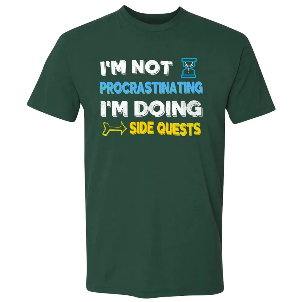 Fantasy Im doing side quests Premium Unisex T-shirt - 12
