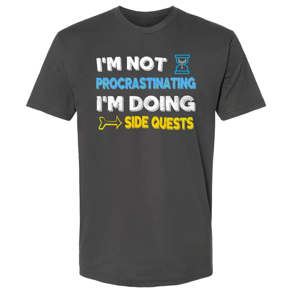 Fantasy Im doing side quests Premium Unisex T-shirt - 8