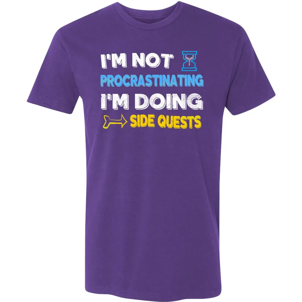 Fantasy Im doing side quests Premium Unisex T-shirt - 7