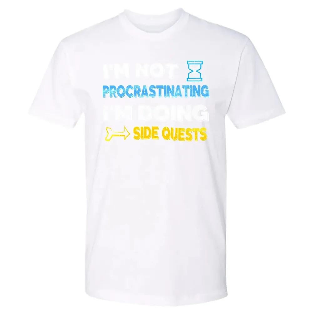 Fantasy Im doing side quests Premium Unisex T-shirt - 4