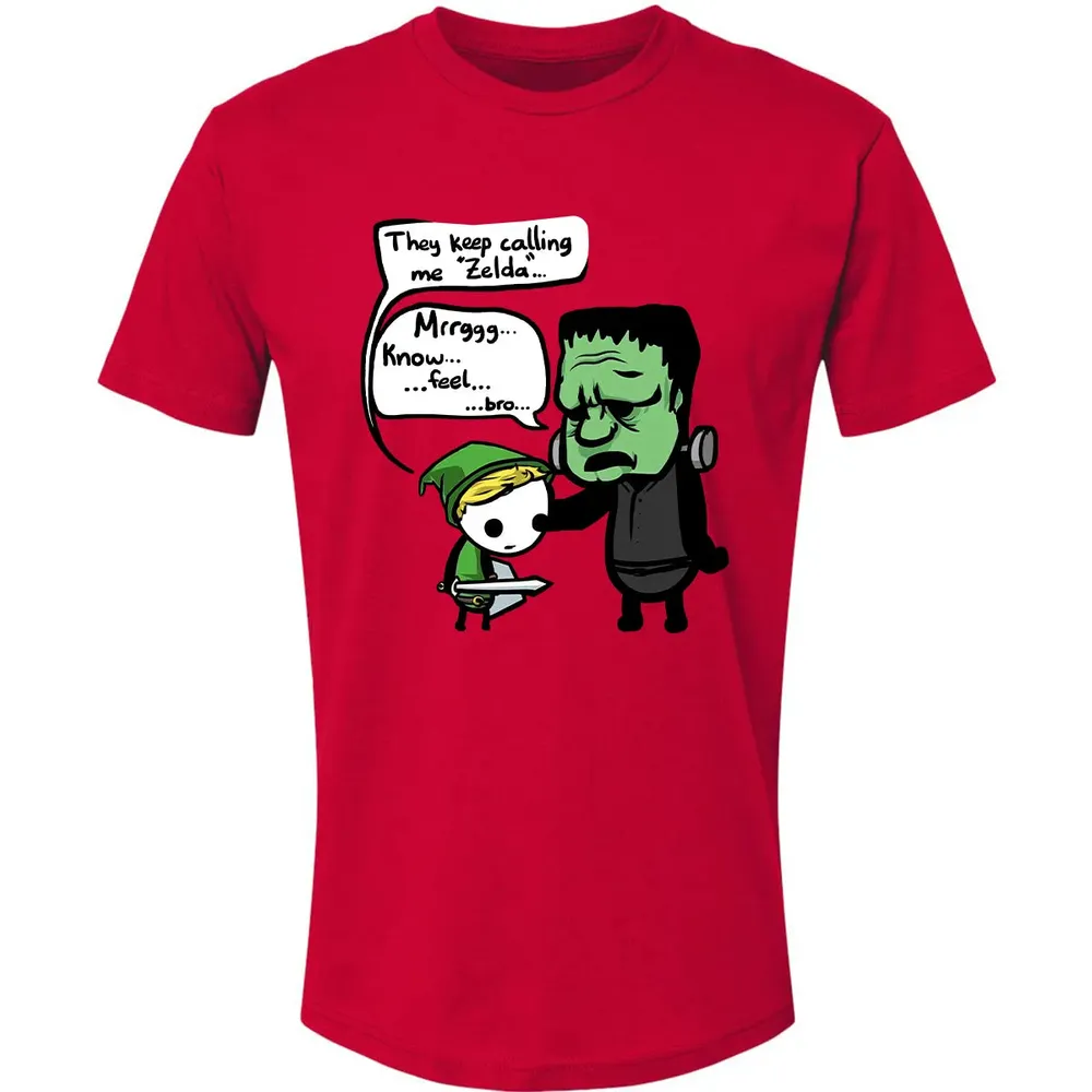 Zelda & Frankenstein Premium Unisex T-shirt - 6