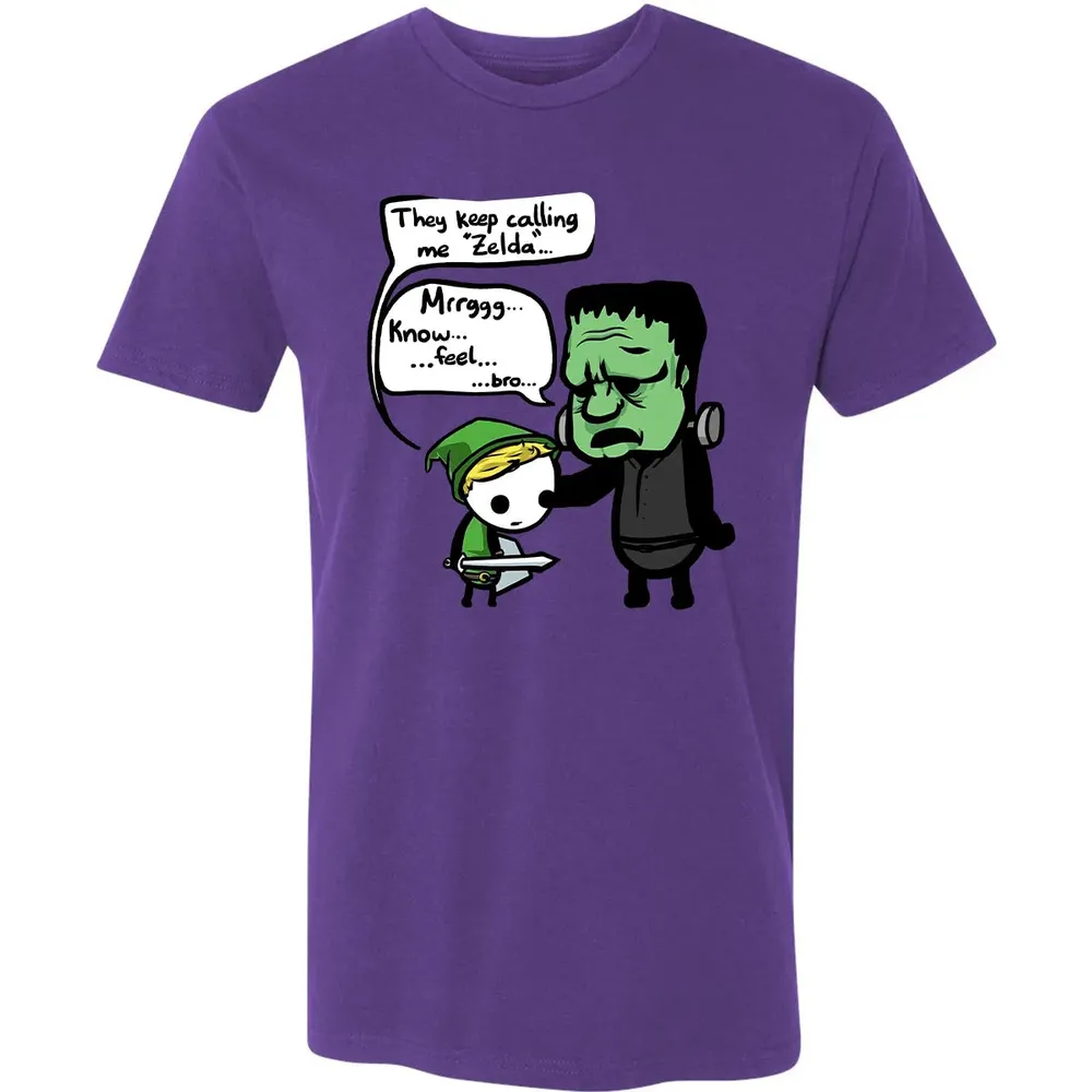 Zelda & Frankenstein Premium Unisex T-shirt - 7